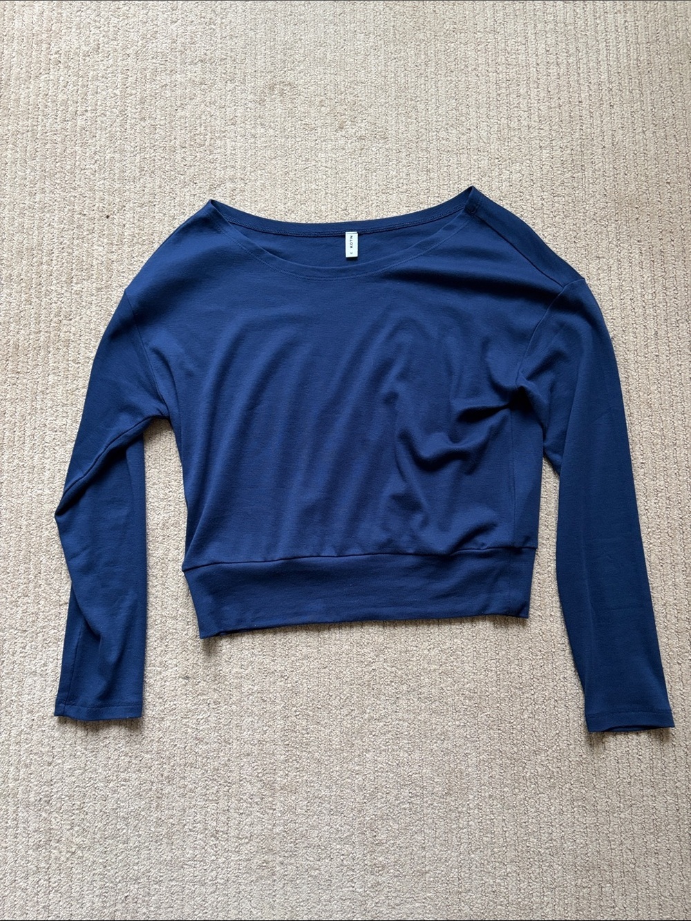 KOTN Zahra Slouch Longsleeve, M, Midnight